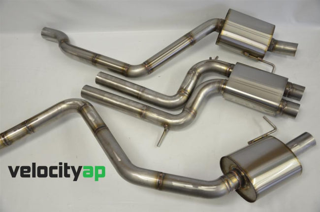 VelocityAP Audi RS5 Stainless Steel Rear Exhaust 'SuperSport' Sou